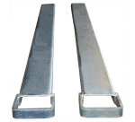 Rallonges de fourches ouvertes 1800 mm 2500 kg