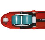Transpalette manuel silencieux 2500 kg roues directrices caoutchouc boggies polyuréthane (standard)