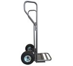 Diable acier incurvé poignée fermée avec bavette rabatable DVPF2-BR – Capacité 250 kg