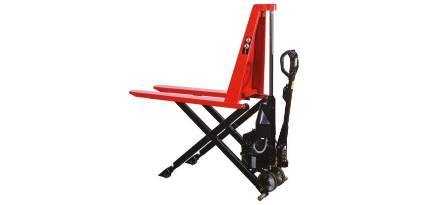 Transpalette électrique haute levée électrique largeur de fourches 680 mm