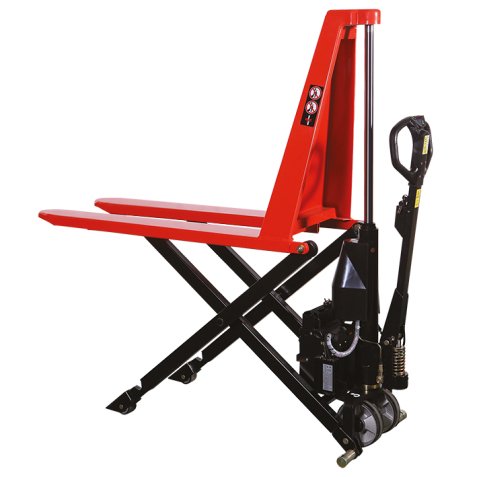 Transpalette électrique haute levée électrique largeur de fourches 680 mm