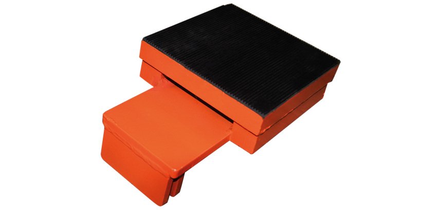 Cale d’épaisseur à assembler avec rouleur à chenille RS