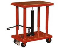 Table hydraulique de mise à niveau