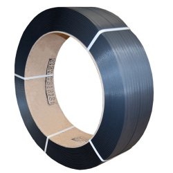 Feuillard polypropylène PP 15,5x0,75 mm resistance 297 kg NOIR - par 1 bobine
