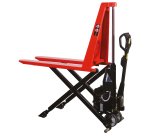 Transpalette électrique haute levée 1000 kg - longueur de fourches 2000 mm