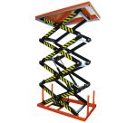 Table élévatrice électrique quadruple ciseaux