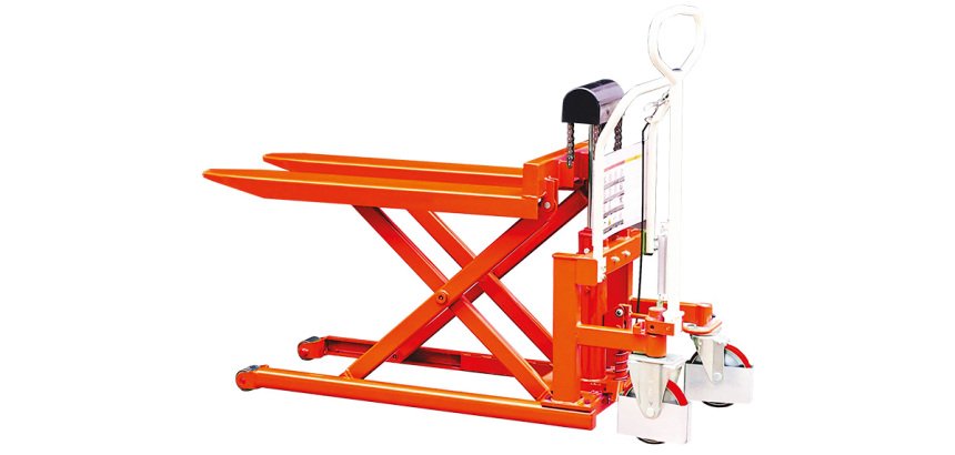 Transpalette haute levée manuel grande capacité largeur 526 mm 1000 kg
