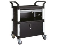 Servante à tiroir 250 kg 3 plateaux / 1 tiroir / 1 coffre