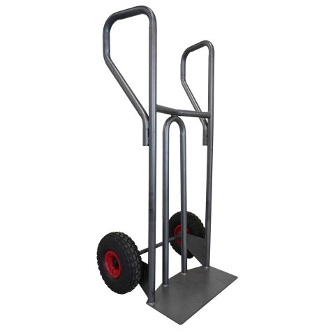 Diable acier incurvé poignée fermée DVPF400 – Capacité 400 kg