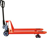 Transpalette manuel premium 2500 kg roues directrices polyuréthane boggies polyuréthane