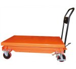 Table élévatrice manuelle grand plateau 1000 kg dimensions 1200 x 800 mm