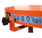 Table élévatrice à plateau tournant 200 kg