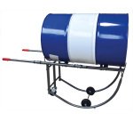 Chariot porte-fût basculant acier 300 kg