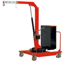 Grue d’atelier porte-à-faux rotative manuelle 500 kg
