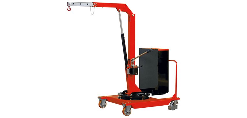 Grue d’atelier porte-à-faux rotative manuelle 500 kg