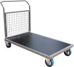 Chariot acier 1200 x 800 mm 1 timon renforcé