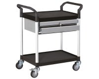 Servante à tiroir 250 kg 2 plateaux / 2 tiroirs