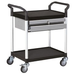 Servante à tiroir 250 kg 2 plateaux / 2 tiroirs