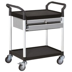 Servante à tiroir 250 kg 2 plateaux / 2 tiroirs
