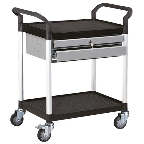 Servante à tiroir 250 kg 2 plateaux / 2 tiroirs