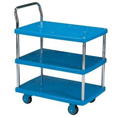 Servante plastique 200 kg 3 plateaux