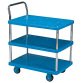 Servante plastique 200 kg 3 plateaux