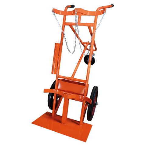 Diable porte-bouteilles (2 bouteilles)