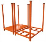 Rack mobile de stockage empilable 1800 kg tôle hauteur des chandelles 1219 mm