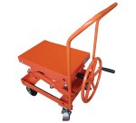 Table élévatrice manuelle à manivelle