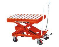 Option rouleaux montés sur plateau fixe tables 1010 x 520 mm