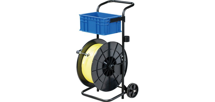 Dévidoir mobile pour feuillards PP et PET