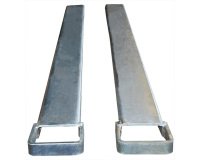 Rallonges de fourches ouvertes 2200 mm 2500 kg