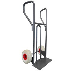 Diable acier incurvé poignée fermée DVPF400 – Capacité 400 kg