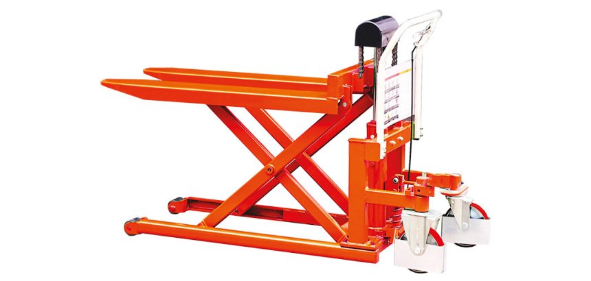 Transpalette haute levée manuel 500 kg avec différentes largeurs de fourche