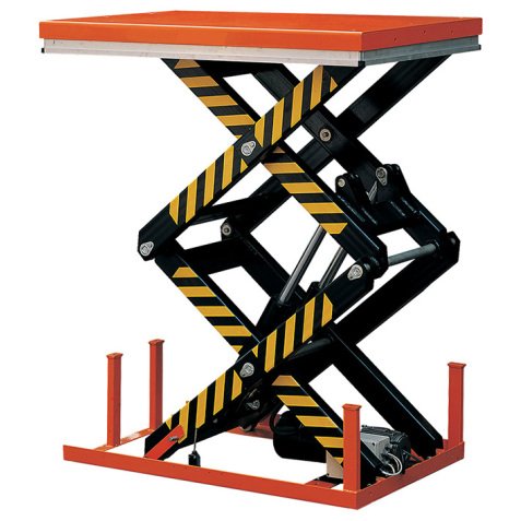 Table élévatrice électrique double ciseaux 2000 kg