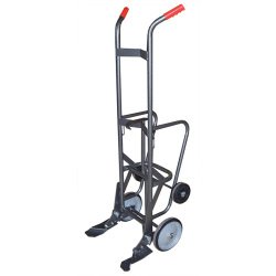 Diable porte-fût acier à basculement assisté 500 kg