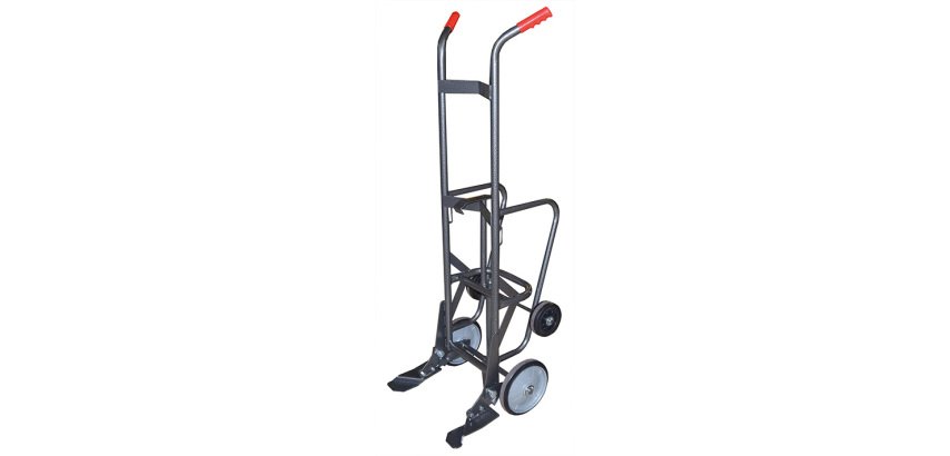 Diable porte-fût acier à basculement assisté 500 kg