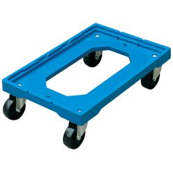 Plateforme roulante plastique 250 kg (plateau grillagé)