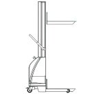 Eperon 600 mm pour Gerbeur BINGO semi-électrique