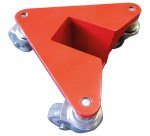 Coins roulants 400 kg dimensions utiles 50 x 65 mm - Lot de 4