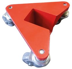 Coins roulants 400 kg dimensions utiles 50 x 65 mm - Lot de 4