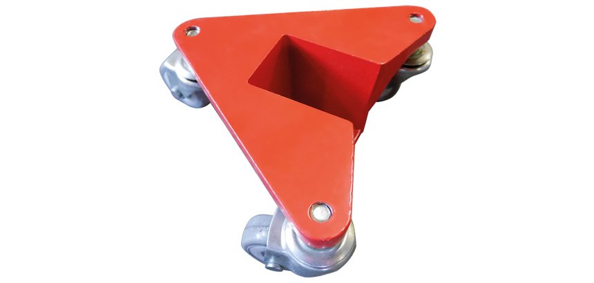 Coins roulants 400 kg dimensions utiles 50 x 65 mm - Lot de 4