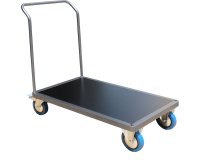 Chariot acier 1200 x 800 mm 1 timon simple