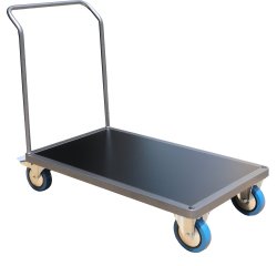 Chariot acier 1200 x 800 mm 1 timon simple