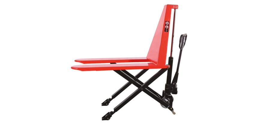 Transpalette manuel haute levée 1000 kg fourches 1500 x 540 mm