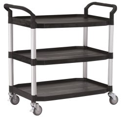 Servante polyvalente 250 kg 3 grands plateaux