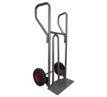 Diable acier incurvé poignée fermée DVPF400 – Capacité 400 kg