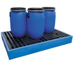 Plancher de rétention polyéthylène charge 1000 kg capacité 130 litres