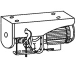 Mini-treuil électrique 250 kg (6 m / 2 brins)