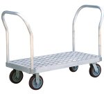 Chariot aluminium charge lourde 900 kg plateau 1525 x 760 mm